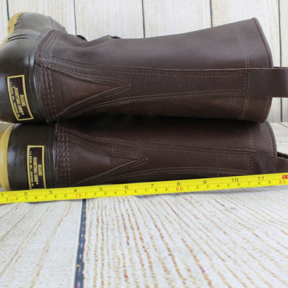 LL BEAN 10" Uninsulated Hunting Duck Boots Size 9 - Picture 6 of 8
